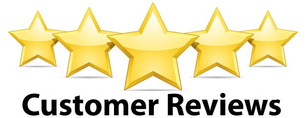 Customer reviews with star  for  digital marketing